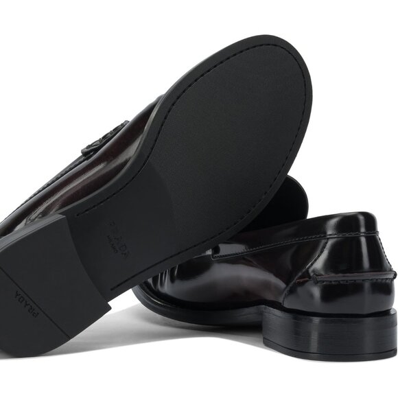 Prada Brushed Leather Loafers IT 38 Women - Picture 5 of 5